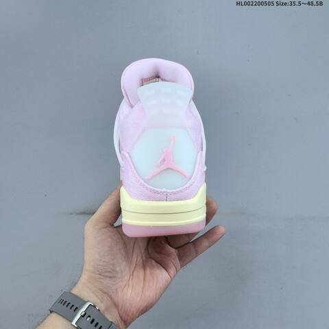 Jordan Air Jordan 4 Retro Pink Cream 35 5-48 5 Basketball - Unisex (BS-66036)