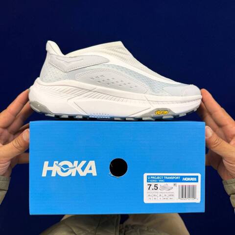 HOKA ONE ONE Project Transport White Grey Beige Yellow Black Sneaker Casual Sneakers BS-86817