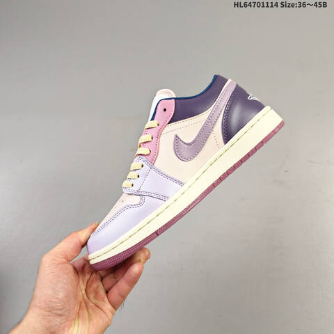 Jordan Air Jordan 1 Low DZ2768-651 Pink Lavender Purple EU 36-45 Basketball - Unisex (BS-63761)