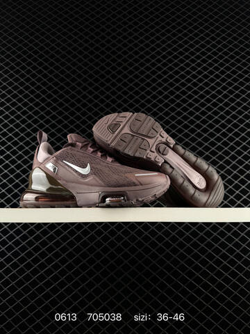 Nike Air Max 270 Flyknit Mauve Brown Silver Dark Brown EU 36-46 Running - Unisex (BS-70799)