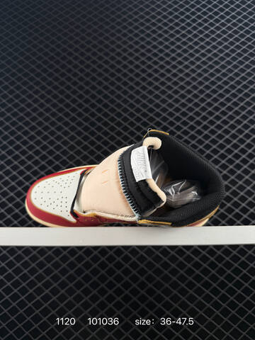 Jordan Air Jordan 1 Retro High OG NRG HV8563-6 Red White Black Grey Cream EU 36-47 5 Basketball Shoe - Unisex BS-80225