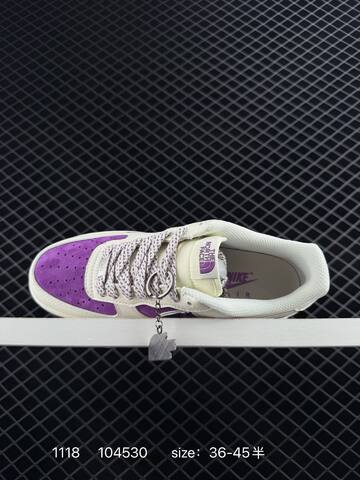 Nike Air Force 1 07 LV8 White Purple EU 36-45 5 Lifestyle - Unisex (BS-74144)