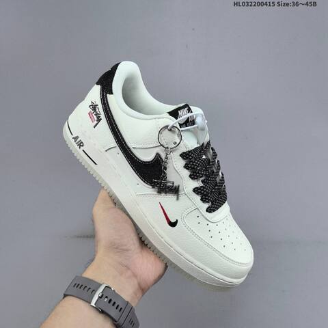 Nike Air Force 1 07 LV8 DN9688-105 Off White Black Red EU 36-45 Sneaker - Unisex BS-60723