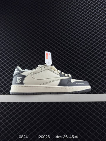 Jordan Air Jordan 1 Low Travis Scott Reverse Mocha Supreme Champion Custom Off White Brown Red Beige Blue EU 36-45 Sneaker - Unisex (BS-80846)