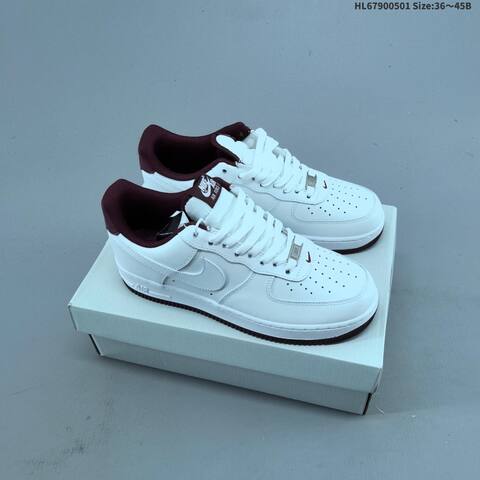 Nike Air Force 1 07 White Blue Navy White EU 36-45 Sneaker - Unisex (BS-60552)