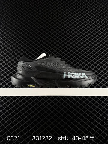 HOKA ONE ONE Mafate X 1162010 Black Dark Grey EU 40-45 Trail Shoe Trail Running Sneakers - Men's (BS-86286)