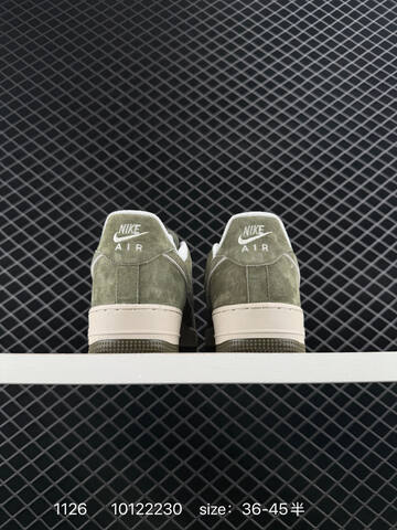Nike Air Force 1 07 Low Olive Green White EU 36-45 Lifestyle - Unisex (BS-73990)