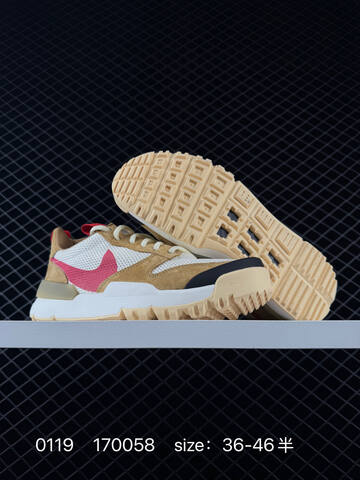 Nike Tom Sachs x Nike Craft Mars Yard Shoe 3 0 White Tan Pink Red EU 36-46 Lifestyle - Unisex (BS-73077)