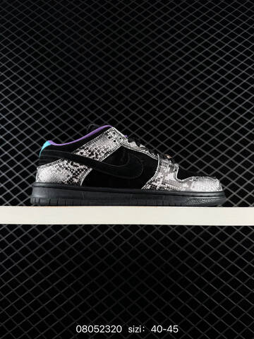 Nike SB Dunk Low Pro Black White Orange 40-45 Skate - Men's (BS-69932)