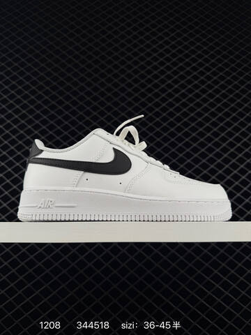 Nike Air Force 1 Low Multi-color Options White Light Grey With Gold Mini Swoosh Black White Navy White With Gum Sole Sail White With Black Mini Swoosh EU 36-45 5 Lifestyle - Unisex (BS-73801)