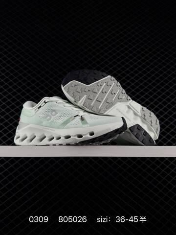 On Cloudsurfer Mint White Grey Black EU 36-45 Running Shoe Running Sneakers - Unisex BS-85400