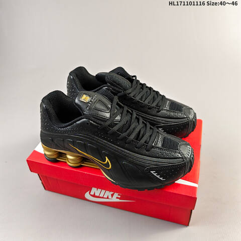 Nike Shox R4 Black Gold EU 40-46 Sneaker - Men's (BS-63617)