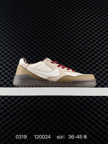 Nike Terra Manta Beige Cream With Red Swoosh EU 36-45 Casual - Unisex (BS-72583)