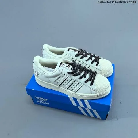 Adidas Superstar Grey White Gold Black EU 36-45 Skate Shoe - Unisex BS-60819