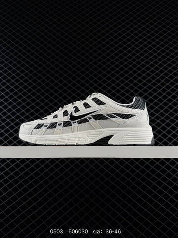 Nike P-6000 Black White Grey 36-46 Running - Unisex (BS-71712)