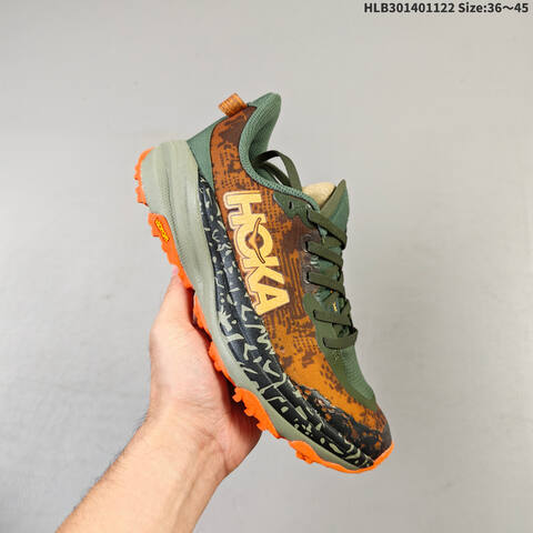 HOKA ONE ONE Speedgoat 6 Black Grey EU 36-45 Trail Shoe Trail Running Sneakers - Unisex (BS-69454)