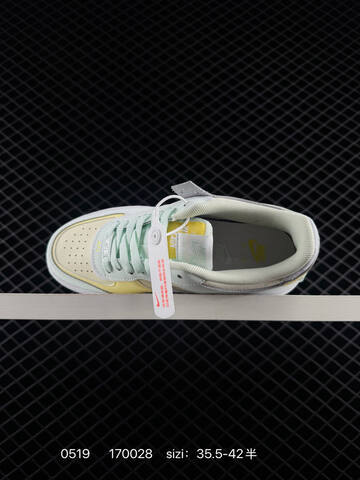 Nike Air Force 1 Shadow White Pale Yellow Mint Cream EU 35 5-42 Lifestyle - Unisex (BS-71370)