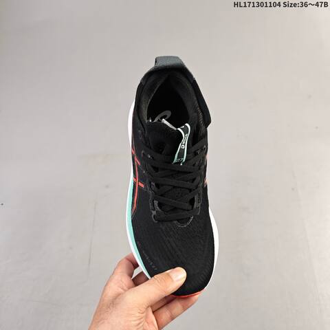 Asics Gel Nimbus 27 Black Coral Mint White EU 36 47 Running Shoe EU 36-47 Running Sneakers - Unisex (BS-69180)