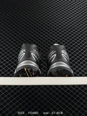 Salomon XT-6 Black Silver Yellow White EU 37-45 Trail Shoe Trail Running Sneakers - Unisex (BS-85952)