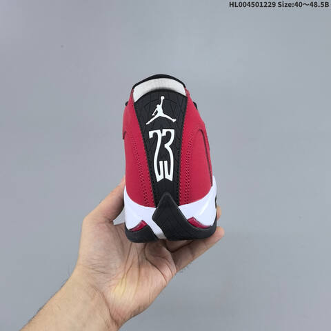 Jordan Air Jordan 14 Retro Gym Red Black White 40 48 5 Basketball - Men's (BS-67211)