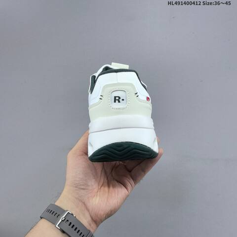 On Running THE ROGER Wildcard White Cream Dark Green EU 36-45 Running Shoe Running Sneakers - Unisex (BS-69617)