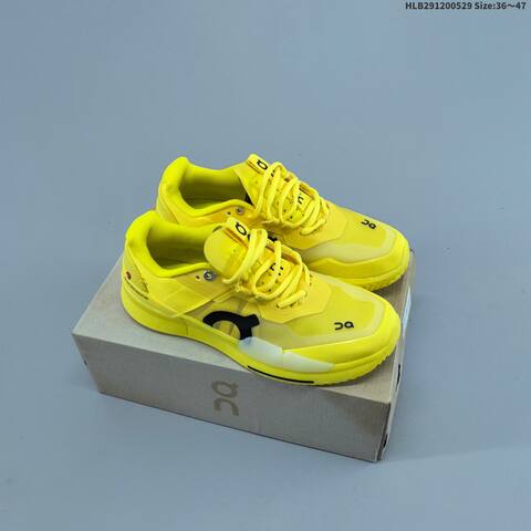 On THE ROGER Pro 2 White Neon Orange EU 36-47 Tennis Shoe Casual Sneakers - Unisex (BS-69509)