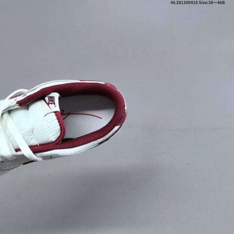 Nike Dunk Low White Burgundy EU 36-46 Skate Shoe - Unisex (BS-60699)