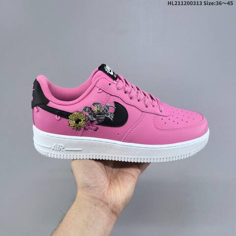 Nike Air Force 1 Low Off White Light Pink Light Blue Dark Brown EU 36-41 Sneaker - Unisex BS-61347