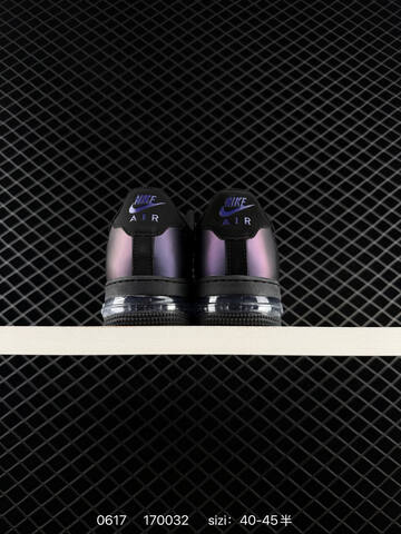 Nike Air Force 1 Low Air Max Iridescent Purple Black Clear EU 40-45 Sneaker - Men's (BS-70718)