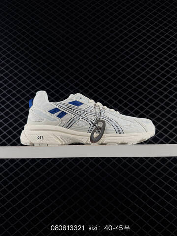 ASICS GEL-VENTURE 6 Off White Grey Black Blue EU 36-45 Trail Shoe Trail Running Sneakers - Unisex (BS-81628)
