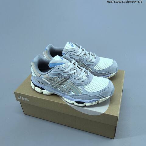 ASICS GEL-NYC Grey Green Cream EU 36-47 Running Shoe Running Sneakers - Unisex (BS-69000)