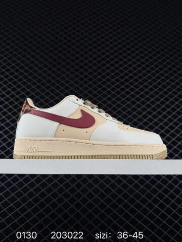 Nike Air Force 1 07 LV8 White White-red 36-45 Lifestyle - Unisex BS-72881