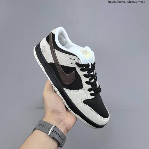 Nike SB Dunk Low City Of Love Black Light Beige Brown White EU 36-46 Skate Shoe - Unisex BS-60909