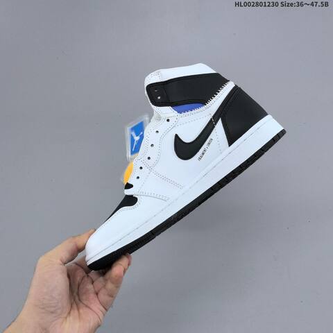 Jordan Union LA x Fragment Design x Air Jordan 1 Retro High OG White Black EU 36-47 5 Basketball - Unisex (BS-67184)