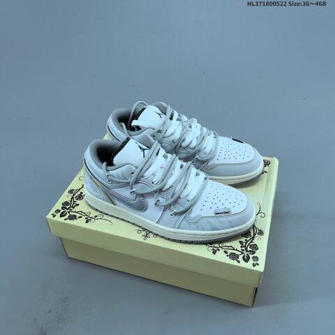 Jordan Air Jordan 1 Low Brown Black White EU 36-46 Lifestyle - Unisex (BS-65906)