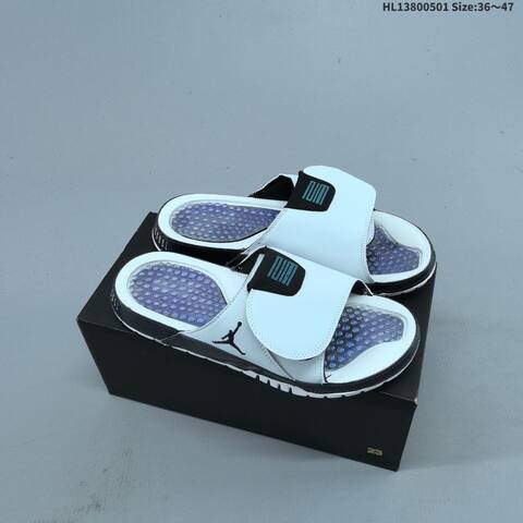 Jordan Hydro XI Retro White Black Navy EU 36-47 Casual - Unisex (BS-66069)