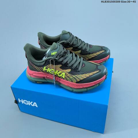 HOKA Mafate Speed 4 Black Blue Orange Green Red EU 36-45 Trail Shoe Trail Running Sneakers - Unisex (BS-69383)