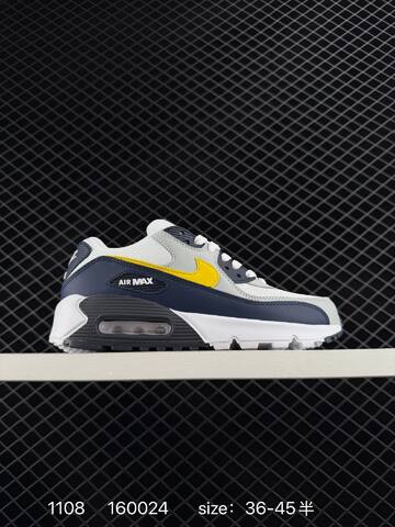 Nike Air Max 90 Black White Grey With Purple Blue And Red Accent Options EU 36-45 Lifestyle - Unisex (BS-74298)