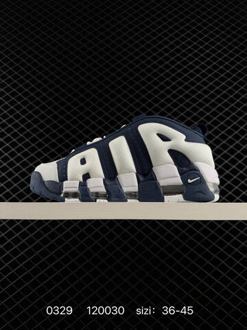 Nike Air More Uptempo White Navy Red EU 36-45 Basketball - Unisex (BS-72373)