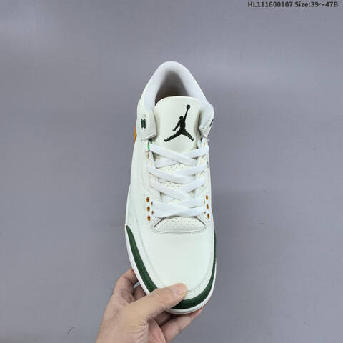 Jordan Air Jordan 3 Retro White Green Gum EU 39-47 Basketball - Unisex (BS-67064)