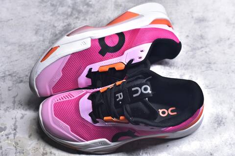 On The Roger Pro Hot Pink Black White Orange EU 36-47 Tennis Shoe Casual Sneakers - Unisex BS-59560