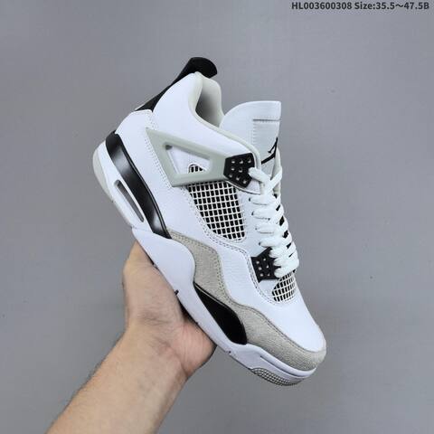 Air Jordan 4 Retro Military Black AIR JORDAN 4 Aj4 Lifestyle BS-66594