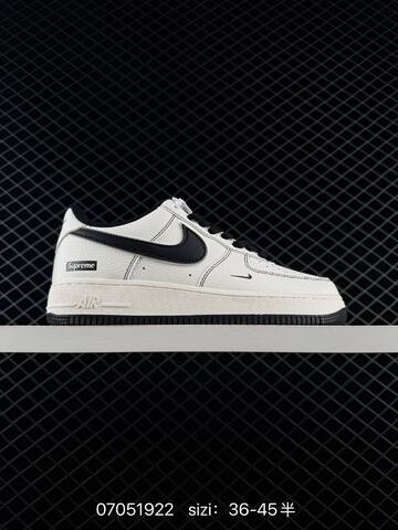 Nike Air Force 1 07 Supreme Off White Black Grey EU 36-45 Skate - Unisex (BS-70399)