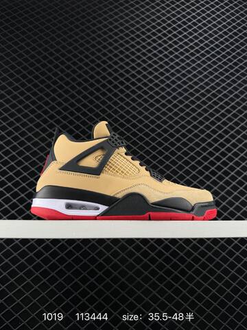 Jordan Air Jordan 4 Retro LS Lightning CT8527 Tan Black Red White EU 35 5-48 Basketball Shoe - Unisex BS-80481