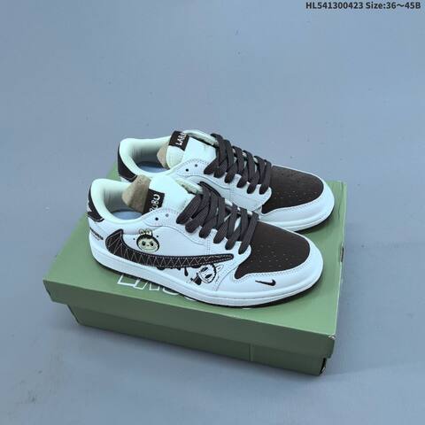 Nike Air Jordan 1 White Black Multicolor Custom Labubu-themed EU 36-45 Lifestyle - Unisex (BS-66072)