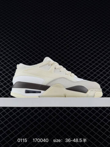 Jordan Air Jordan 4 RM Cream White Light Purple Light Blue EU 36-48 5 Basketball Shoe - Unisex (BS-79829)