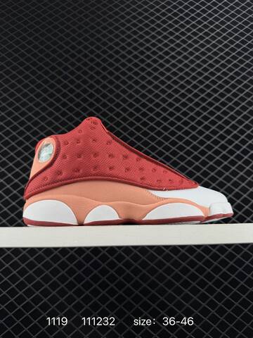 Jordan Air Jordan 13 White Yellow Black Red Peach EU 36-46 Basketball Shoe - Unisex BS-80235