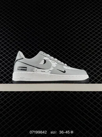 Nike Air Force 1 07 Low White Black Grey Red EU 36-45 Lifestyle - Unisex BS-70168