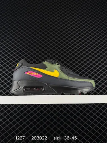 Nike Air Max 90 Black Olive Yellow Pink And Navy White Yellow EU 36-45 Lifestyle - Unisex BS-73450