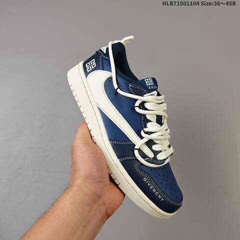 Jordan Air Jordan 1 Low Cream Blue Multi EU 36-45 Casual - Unisex (BS-63919)